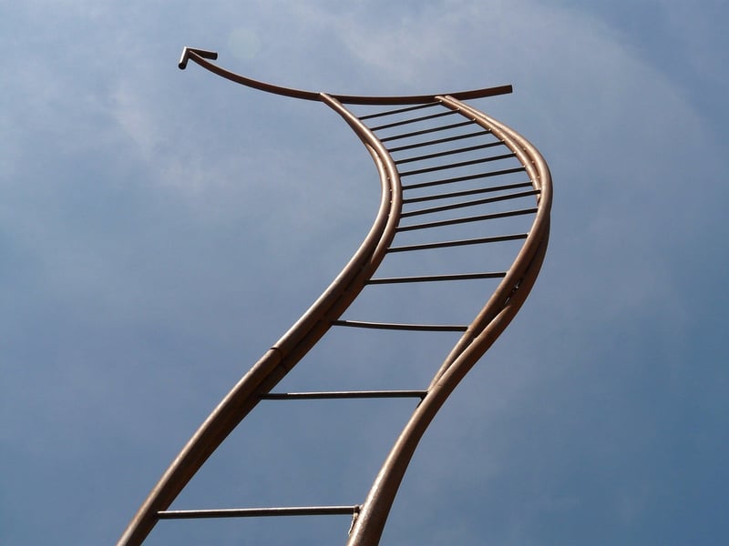 Vintage Ladder Shelf
